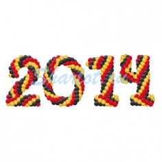 Цифры из шариков 2010