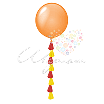 Воздушные шары Шар с гирляндой Тассел (красно-желтая)