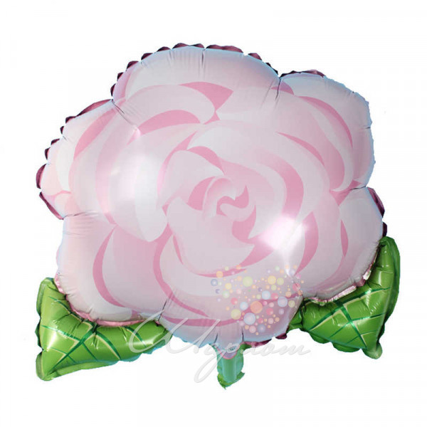 Воздушный шар Роза розовая