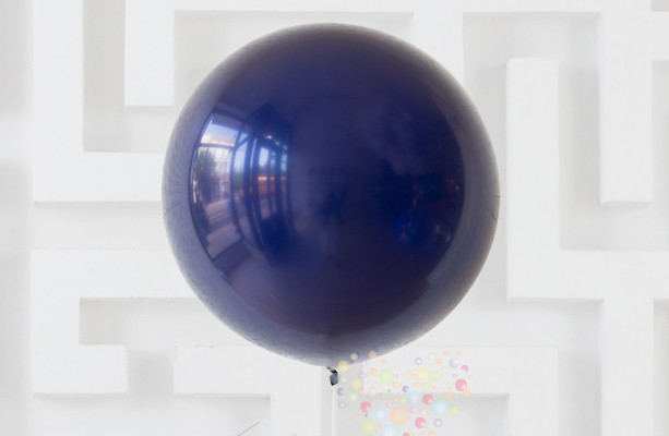 Воздушный шар Шар большой 60 см темно-синий 