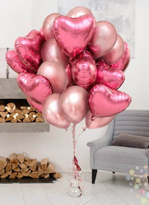 Воздушные шары Букет воздушных шаров "Большая любовь"
