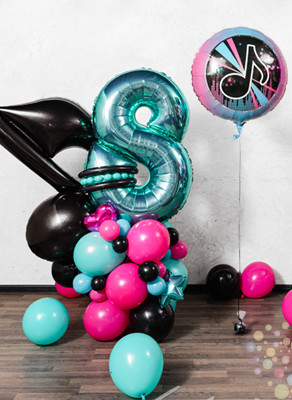 Воздушные шары Вечеринка блогеров (Малый сет №3)