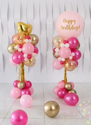 Воздушные шары Pink Party (Средний сет №2)