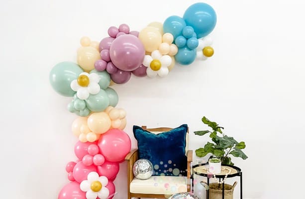 Полуарка «Органик» из воздушных шаров