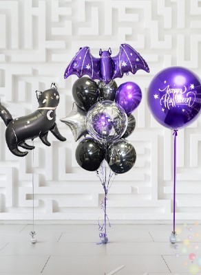 Воздушные шары Пурпурная Ночь (Большой Сет №1)