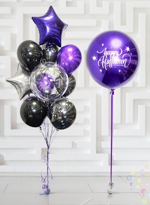 Воздушные шары Пурпурная Ночь (Средний Сет №1) 