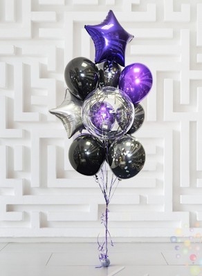 Воздушные шары Пурпурная Ночь (Малый Сет №1) 