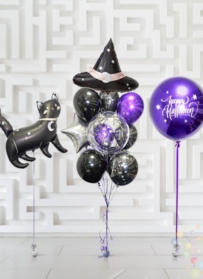 Воздушные шары Пурпурная Ночь (Большой Сет №2) 