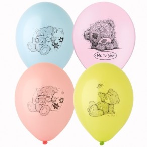 Воздушные шары Шарики под потолок "Мишки Тедди" размер S