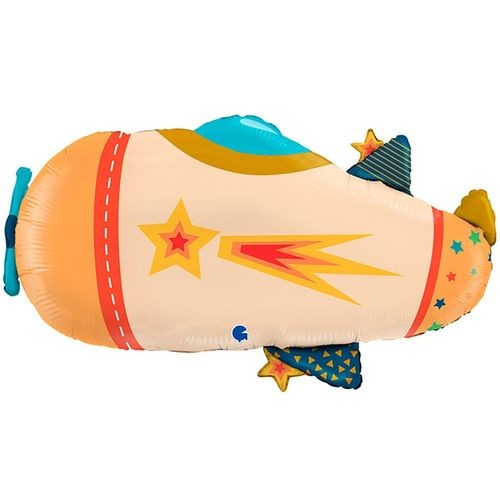 Воздушный шар Фигура "Самолет ретро"