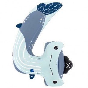 Воздушные шары Воздушный шар цифра 4 Акула Молот