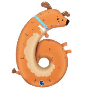 Воздушные шары Воздушный шар цифра 6 Такса