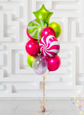 Воздушные шары Букет "Красочный выпускной"