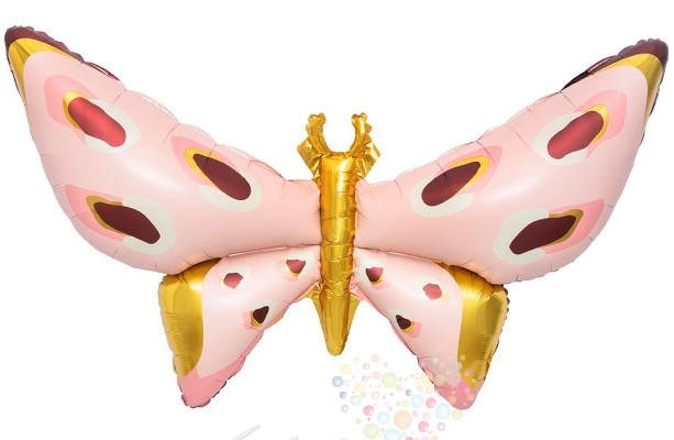Воздушный шар Фигура "Бабочка розовая - карнавальные крылья"