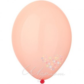 Воздушные шары Розовый (красный) кристалл под потолок