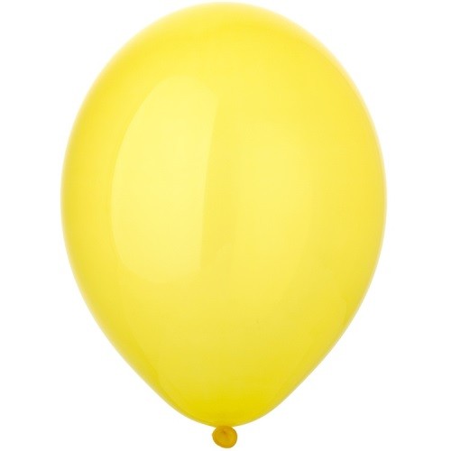 Желтый прозрачный шар под потолок