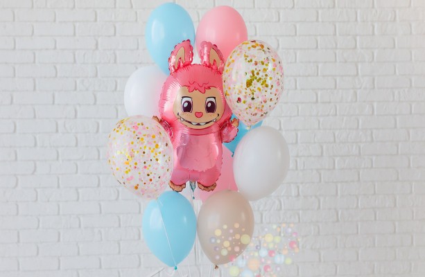 Воздушный шар Букет "Розовый озорник"