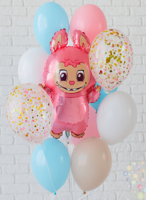 Воздушные шары Букет "Розовый озорник"