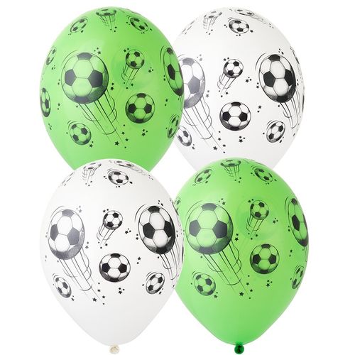 Воздушный шар Шарики под потолок "Футбольные мячи" (два цвета)