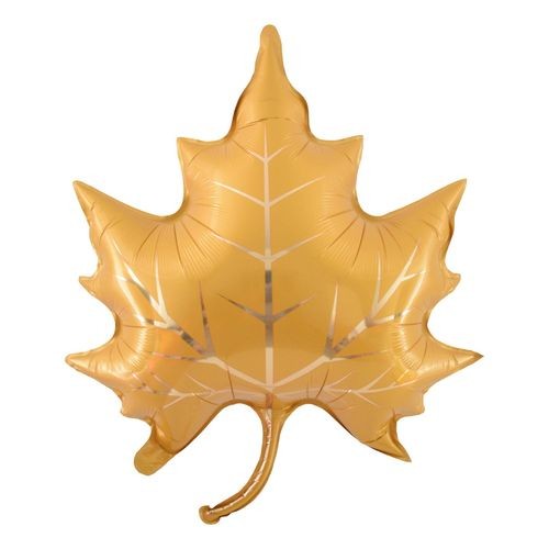 Воздушный шар Кленовый листик Желтый