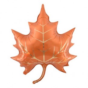 Воздушные шары Кленовый листик Оранжевый