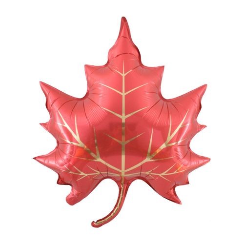 Воздушный шар Кленовый листик Красный