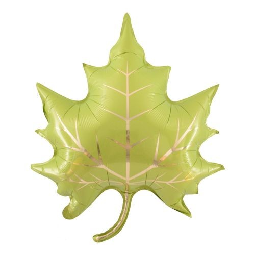 Воздушный шар Кленовый листик Зеленый