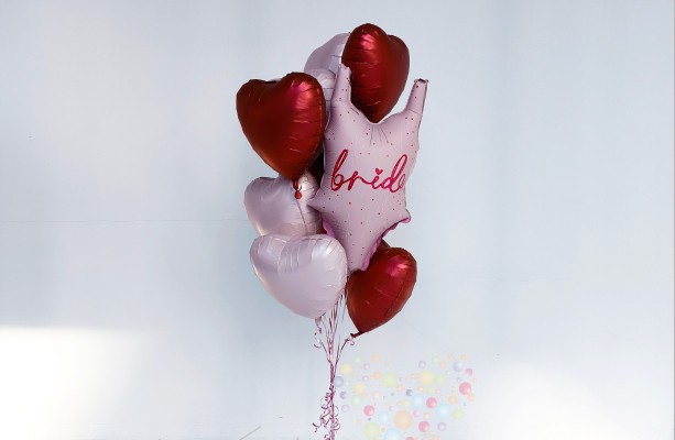 Воздушный шар Букет " Эстетик bride"