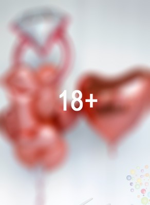 Воздушные шары Сет 18+ "Я нашла своего принца"