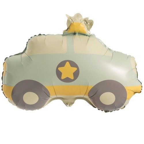 Воздушный шар Фигура "Голубая пастельная машинка "