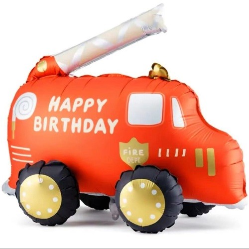 Воздушный шар Ходячий шар "Пожарная машина" 3D