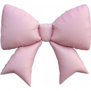 Воздушные шары Фигура Бант розовый