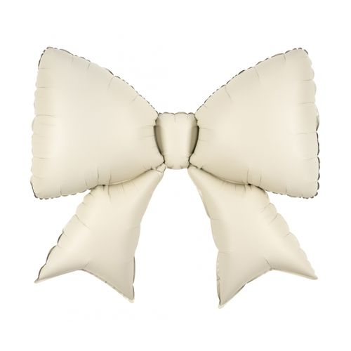 Воздушный шар Фигура Бант кремовый