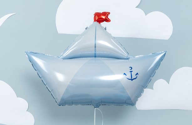 Воздушный шар Фигура "Бумажный кораблик"