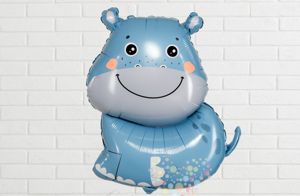 Воздушный шар Фигура "Бегемотик"