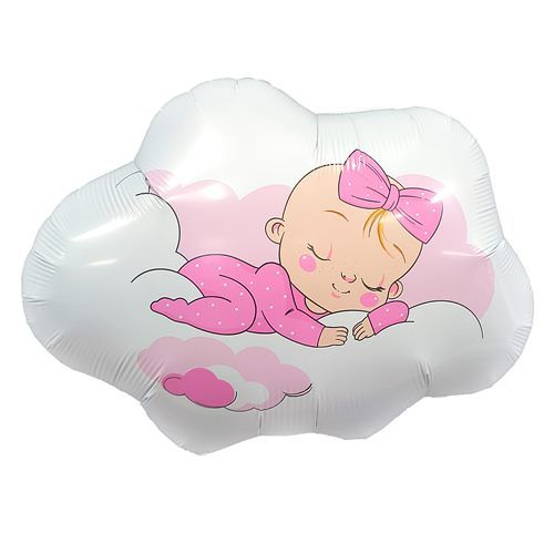 Воздушный шар Фигура Малышка в облаках