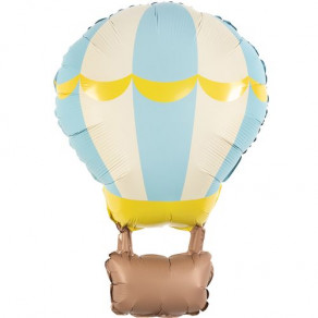 Воздушные шары Фигура Голубой сатиновый воздушный шар