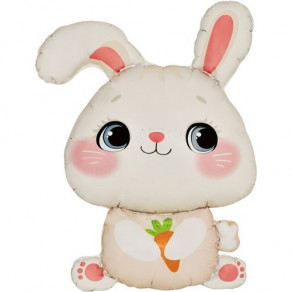 Воздушные шары Фигура Зайка с морковкой