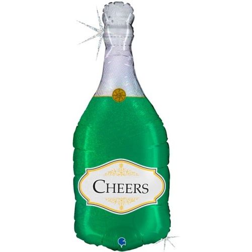 Воздушный шар Фигура Бутылка шампанского голография