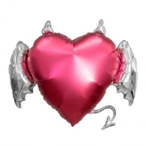 Воздушные шары Фигура Сердце с крыльями Тихий омут