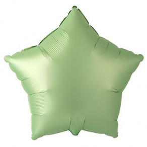 Воздушные шары Звезда Оливковый (сатин)