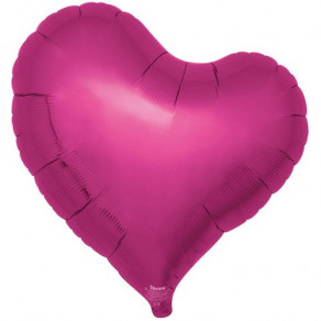 Воздушные шары Сердце изгиб Фуксия