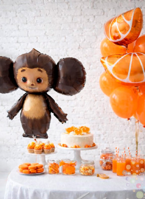 Воздушные шары Сет "Солнечный Чебурашка"