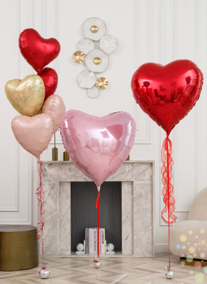 Воздушные шары Любовь в шоколаде (Малый сет №3)