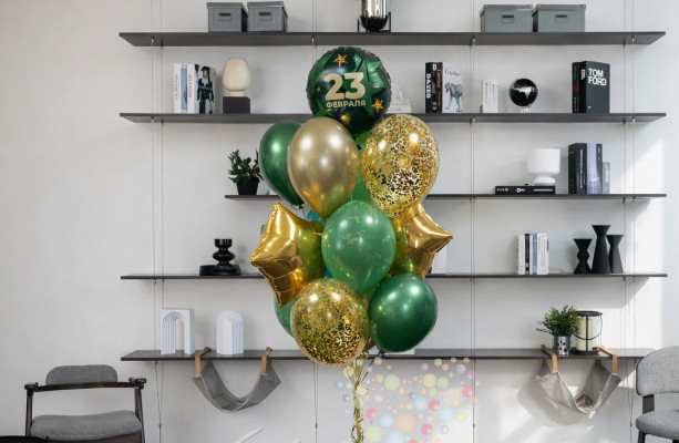 Воздушный шар Букет "На 23 февраля"