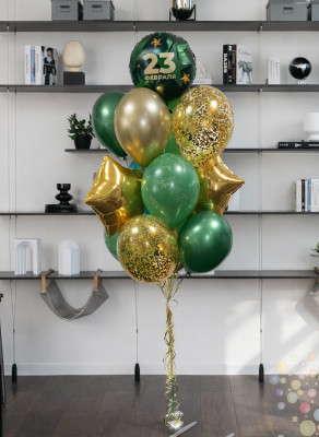 Воздушные шары Букет "На 23 февраля"