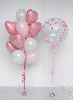 Воздушные шары Зефирная весна (Средний сет №3)