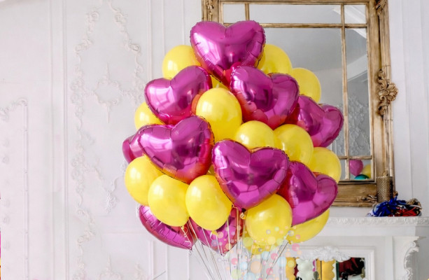 Воздушный шар Облако шаров "Шикарное настроение"