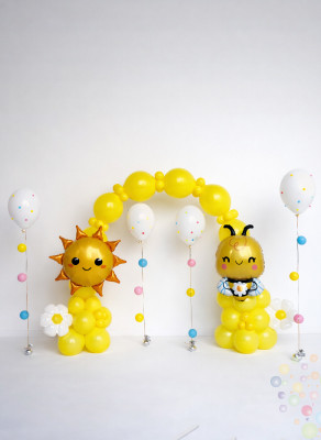 Воздушные шары Фотоуголок "Солнечная полянка"