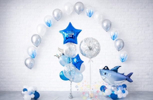 Воздушный шар Композиция "Пиратский выпускной"